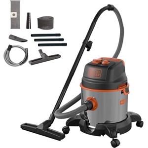 BLACK+DECKER Aspiratore Solidi e Liquidi BXVC20XTE con Presa Elettroutensili (1400 W, 20 l)