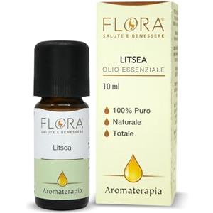 Flora Olio Essenziale di Litsea Flora 100% Puro - 10 ml - Aromaterapia e Benessere Naturale