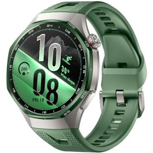 HUAWEI WATCH GT 7 Pro 46mm Smartwatch, Fino a 21 giorni, iOS&Android, Verde | Cassa in Lega di Titanio e Lunetta in Ceramica Nano-tech, ECG, Monitoraggio della Frequenza Cardiaca, Sci e Ciclismo
