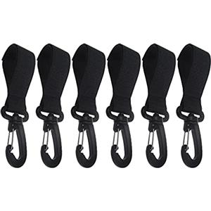 ZWWAAZHF 6PCS Kayak Marine Barca Paddle Remo Clip Porta Canna da Pesca | Attaccato al tuo Pad Eye o D Rings-Hold Paddle, Kayak Canoa Barca Paddle Parti per Canna da Pesca Holder