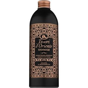 Tesori d'Oriente Bagno Crema Hammam, 500 ml, bagno aromatico con olio di argan e fiori d'arancio, cura personale per la vasca da bagno, rituale per corpo e sensi