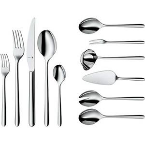 WMF Set di Posate Flame per più Persone, mehrteilig, Acciaio Inox, Acciaio Inox, 66-Teilig