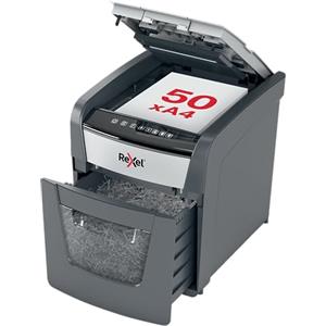 REXEL Optimum Auto Feed+ 50X Distruggidocumenti Auto Taglio Frammento 20 L