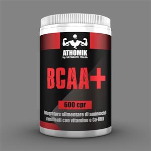 ULTIMATE ITALIA Athomik by Ultimate Italia - BCAA + 600 cpr - Integratore alimentare di aminoacidi ramificati con vitamine e Ca-HMB