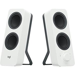 Logitech Z207 Altoparlanti per PC Wireless Bluetooth | Audio Stereo, 10 Watt, Ingresso 3,5 mm, Jack Cuffie, Multidispositivo, Easy Switch, Presa EU/IT, PC/TV/Tablet - Bianco