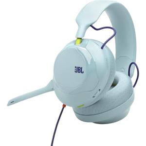 JBL Quantum 120, Cuffie Gaming Over-Ear Cablate Multipiattaforma, Ghiaccio | Design Leggero e Confortevole, Microfono Rimovibile con Cancellazione del Rumore, JBL Quantum Spatial Sound, QuantumENGINE