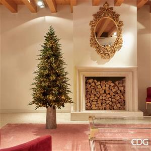 EDG Enzo De Gasperi Albero di Natale Pino Luxury New H 180 cm con 2000 mini led D 100 Cm