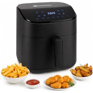 M mimotec - Friggitrice ad aria Sara Touch 6.5L, Friggitrice ad aria senza olio, 1600W, 8 programmi digitali, Touch Screen, Funzione grill, Timer regolabile, Temperatura 80-200°C, Cottura sana