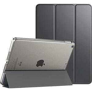 TiMOVO Cover per iPad 9/8/7 Generazione 10.2, Grigio Siderale | Custodia con Guscio Posteriore Traslucido, Smart Cover, Auto Svegliati/Sonno