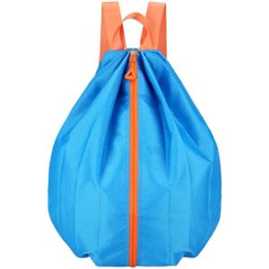 Doqeou Zaino pieghevole da viaggio, portatile, impermeabile, Celeste | Zaino da trekking da donna per avventure all'aperto, campeggio, trekking, moto, barca, pernottamento, città, scuola e ufficio