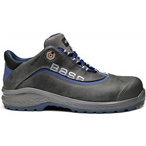 Base Protection B0874 Be-Joy Scarpa Antinfortunistica Impermeabile Edilizia | Grigio/Blu, 46, S3 EN ISO 20345, Unisex, Resistente Agli Idrocarburi, Suola Resistente, Puntale in Acciaio, Senza Metallo