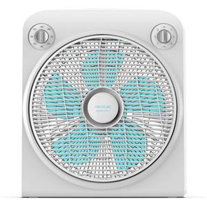 Cecotec Ventilatore da Pavimento Energysilence 6000 Power Box Cool. | Motore in Copper, Diametro 50W, 12" con Pale 5, Griglia Rotante, Velocità 3, Timer 2h, Utilizzo Semplice e Sicuro