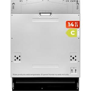EVVO Lavastoviglie Integrabile Di.2 PRO, 60 cm, Capacità 14 Posate, Indicatore luminoso fine programma, Programma Rapido 30 Minuti, 8 Programmi, Vassoio Superiore Regolabile, Programma Medio Carico