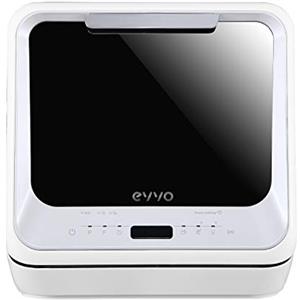 EVVO Lavastoviglie Mini D Trip - Piccole dimensioni, Portatile, senza installazione, 2 posate, 6 programmi