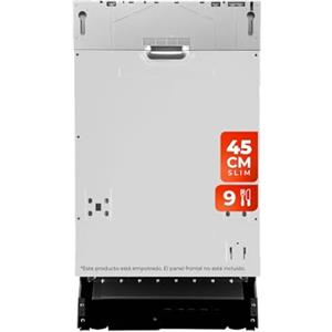 EVVO Lavastoviglie Integrabile DI.2 SLIM (45 cm) / 9 coperti/A++ / Marca spagnola