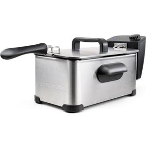 Taurus - Friggitrice ad Olio 3L, 2000W, Termostato Regolabile, Acciaio Inox | Fino a 1 kg di patate, termostato regolabile