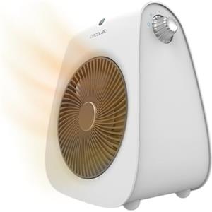 Cecotec Termoventilatore ReadyWarm 2000 Max Force White. 2000 W, 2 Livelli di Potenza, 3 Modalità di Funzionamento (Cool/Warm/Hot), Leggero, Manuale, Silenzioso, Sicurezza da Surriscaldamento