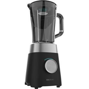 Cecotec Frullatore Power Black Titanium 1300MAX B Pro. Caraffa 1,5L, 1300W, 20000 RPM, Lame in Titanio a 4 Foglie, 2 Velocita + Pulse, Tritaghiaccio Facile, Frullati Cremosi Perfetti