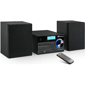 Majestic Micro HiFi CD/MP3 USB Dab+ BT FM20STAZ. Nero
