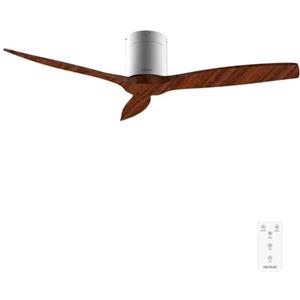 Cecotec Ventilatore da Soffitto Energysilence 5400 Classic Iron&darkwood. | Motore DC 40W, 3 Pale, 6 Velocità, con Telecomando, Timer Fino A 8h, Modalità Inverno/Estate
