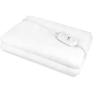 Pekatherm | Scaldaletto elettrico singolo | Dimensioni 150x80 cm | 2 livelli di temperatura | Protezione dal surriscaldamento | 100% poliestere | Coprimaterassi con coperta | Pekatherm UP105