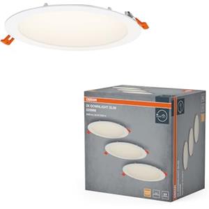 OSRAM Faretto da incasso LED Essential Slim 225mm 22W 830 Bianco | LED spot and downlight recess slim, Spot lights and ceiling spots, Bianco, 25000 h, confezione da 3