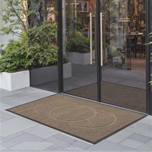 VEVOR Zerbino per Ingresso, 1194 x 813 mm, Tappetino Commerciale per Interni ed Esterni, Tappeto con Supporto, Tappeto Elegante d'Ingresso Lavabile Resistente per Corridoio, Balcone, Marrone