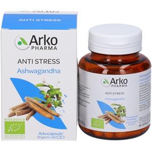 Arkopharma - Arkopharma Arkocapsule Ashwagandha Bio Integratore per Stress 60 Capsule - 985005368