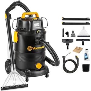 Vacmaster 3-in-1 Aspirapolvere Aspira, Lava & Asciuga,1300W 30L | Doppio serbatoio Pulisce Pavimenti & Tappeti,Aspirapolvere a bidone e a traino VK1330PWR