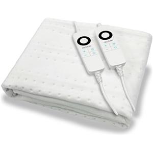 Cecotec Fodera Elettrica HeatConfort ThermalUnder Doppio (160 x 140). Coperta Termica con Spegnimento Automatico e 6 Livelli di Temperatura Regolabili per un comfort personalizzato.