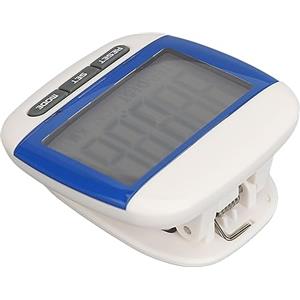 aqxreight Pedometro da Passeggio Ampio Display LCD Contatore di Calorie e Distanza con Clamp/Holder per Anziani Esercizi per Adulti Blu Alle unità di MODE è la modalità Lunga del Contapassi Quando il