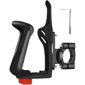 Generisch Portaborraccia per bicicletta, regolabile, telaio da 20-35 mm | Portabevande per bici da corsa, mountain bike, scooter, passeggino, sedia a rotelle, adulti e bambini, tazza termica