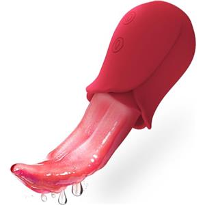 Wuhuarou Giocattoli del Sesso delle Donne, Tonguers Petto Realistico, Tonguers Petto con 10tions a leccare, Giocattoli del Sesso Adulto per le Coppie Femminili