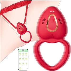 GQTYBZ AI Sync Sexytoysys Donna Coppia Vibratore Con APP Sex Toys, 9 Modalità Vibrazione Vibratoreper Donna Professionale Piccolo, Indossabile Stimolazione Succhia Clitoride per Donna Vibratore Wireless