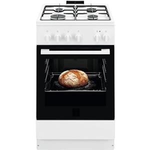 Electrolux LKK500010W - Cucina a gas con forno elettrico, n° 4 fuochi, 50x60 cm, Classe energetica A