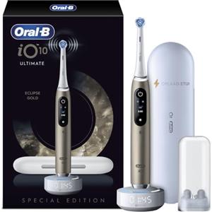 Oral-B iO Series 10 - Spazzolino elettrico con 1 testina di scatto, stazione di ricarica rapida iO Sense
