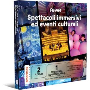 Smartbox - Cofanetto Regalo per Uomo o Donna - Fever - spettacoli immersivi ed Eventi culturali - Idee Regalo Originale - 1 indimenticabile Esperienza a Scelta per 2 Persone