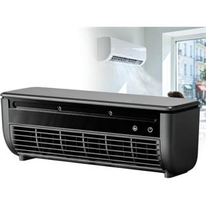 Gavscient Mini Condizionatore A Parete Senza Tubi né Finestra, A Basso Consumo Ed Economico; Sis-Tema di Raffreddamento Compatto A 3 velocità con Telecomando, Ideale per Cucina, Camera da Letto Black