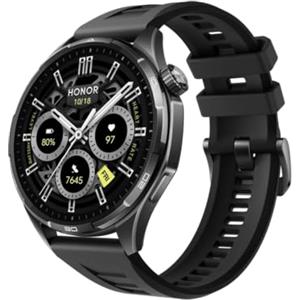 HONOR Watch 6 Smartwatch, 35 Giorni Autonomia, NFC,Display 1.46'',3000 Nit | Dual-Band, Calcio Pro e Badminton, Display 1.46'' LTPS 3000 Nit, GPS, 46.5mm, 10.8mm Sottile, Monitoraggio Salute