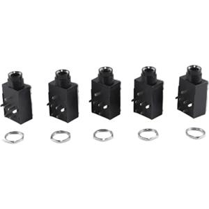 Fasizi 5 pezzi 6,35 mm 7 pin stereo jack amplificatore audio presa a doppio canale per cuffie microfono altoparlante