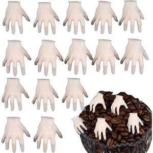 Generico Mani Piccole Orripilanti Halloween | Mani Finte per Decorazioni di Halloween,15 Pezzi Miniatura Horror Figurine per Tavolo da Esposizione e Casa Stregata Interna