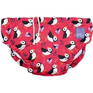 Bambino Mio Costumino Contenitivo Cotone Riutilizzabile 0-6 mesi | OEKO-TEX Standard 100. Vestibilità aderente. Leggeri e ad asciugatura rapida. Elastico in vita. Tessuti morbidi