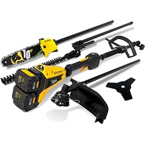 Garland Decespugliatore Multifunzione 4 in 1 Motore a Batteria 20V-Tasker Keeper 20Vx2 122-V23 | Batterie e Caricatore Non Inclusi