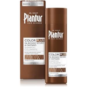 Plantur 39 Plantur Color PLUS Da Biondo Scuro a Castano, 200 ml - Shampoo Colorante | Per capelli castani, copre i primi capelli grigi e la ricrescita