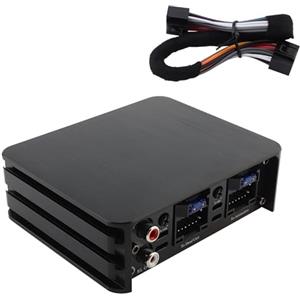 DriSentri Amplificatore a 4 canali full-range, 4 canali 80W x 4 Classe A/B Modifica audio amplificatore di potenza processore audio digitale per lettore auto Android