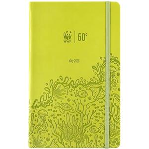 Franco Cosimo Panini WWF, Large - Agenda 2026 Giornaliera 12 Mesi, Con Elastico e Doppio Segnalibro, 352 Pagine, Con Calendario e Planner 2026 - Cm 13x21h, Verde