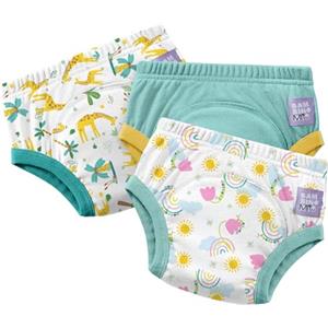 Bambino Mio Confezione da 3 | Mutandine di Apprendimento (4 a 5 anni/Cieli Azzurri) | Prodotto in Europa, Bimbi Bambini Cotone Lavabili