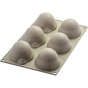 silikomart | Stampo in Silicone per Monoporzioni DELIZIA AL LIMONE | Confezione da 1 Stampo per Dolci, Antiaderente, 85 x 59 h 42 mm, Volume 636 ml, 3D Design, Made in Italy