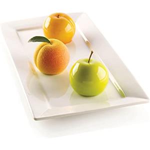 Silikomart | Stampo in Silicone per Monoporzioni ISPIRAZIONI DI FRUTTA, Antiaderente, 6 Cavità, Confezione da 10 Stampi per Dolci, Ø 62 h 52 mm Volume 6 x 118 ml Tot. 710 ml