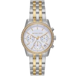 Michael Kors Orologio Bryant da donna, movimento cronografo al quarzo da 35 mm con cinturino in acciaio inossidabile